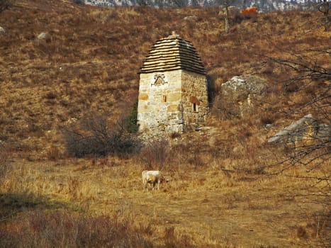 Towers Of Ingushetia. Ancient Architecture And Ruins
