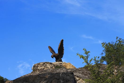 The Eagle. Pyatigorsk Emblem. Northern Caucasus landmarks