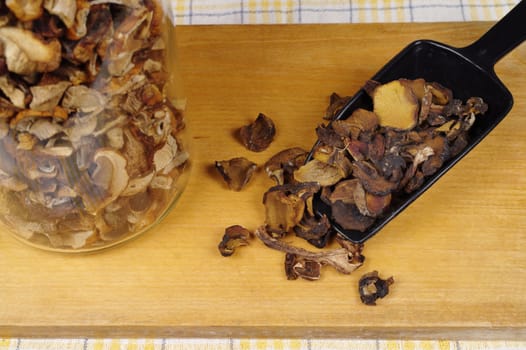 dried mushrooms