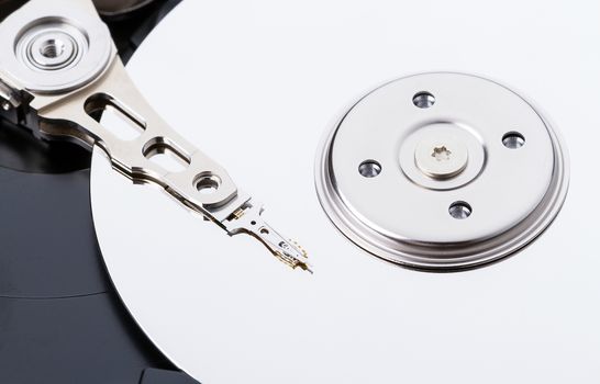 Harddisk drive (HDD) with top cover open closed up