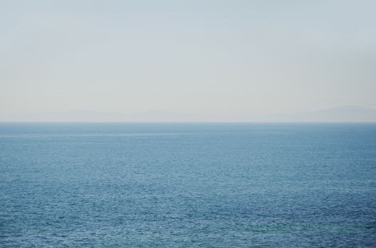 Photo of the Wavy Sea Blue Background 