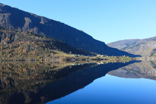 Landscape in west part of Norway