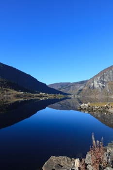 Landscape in west part of Norway