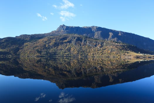 Landscape in west part of Norway