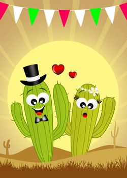 Cactus in love