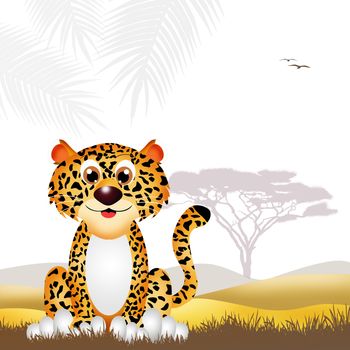 illustration of Leopard