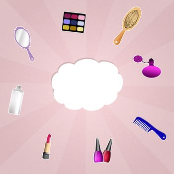 illustration of Make up
