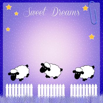 illustration of sweet dreams