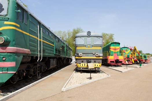 Photo of Russian rail road locomotive in Samara