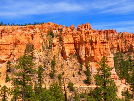 Summer sky above Bryce Canyon (Utah, USA)