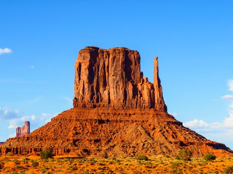 Mitten Butte in Monument Valley (Utah, USA)