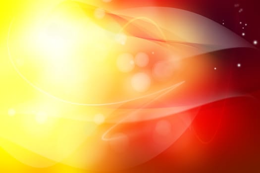 Yellow and red abstract background. Copy space