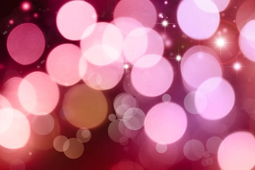 Bright circles of light pink tone background