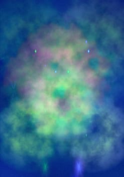 Star field in space a nebulae and a gas congestion. "Elements of this image furnished by NASA".