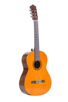 classic guitar isolated on white background