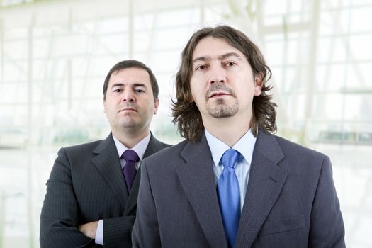 two young business men at the office