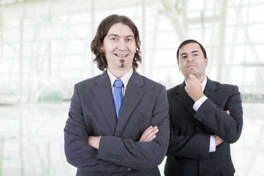 two business men at the office