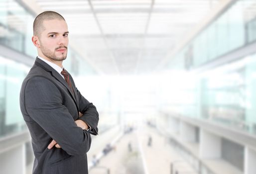 young business man portrait at the office