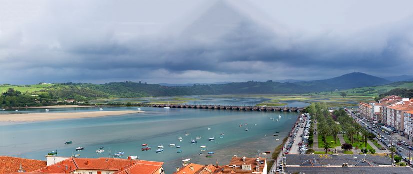 Coastal village in Cantabria, San Vicente de la Barquera