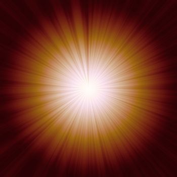 starburst on light beam background