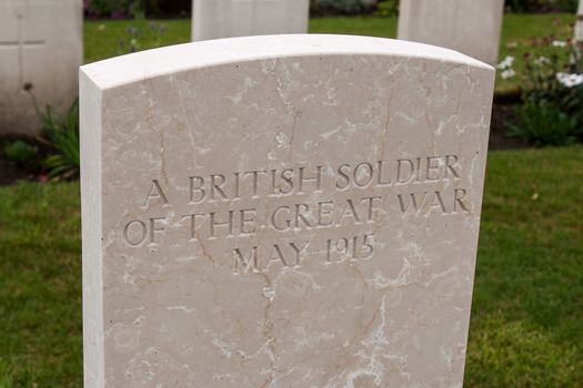 A British soldier of the great world war one 