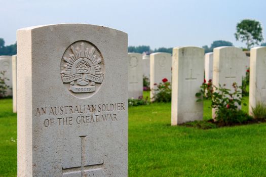 An unknown Australian soldier of the great world war one.