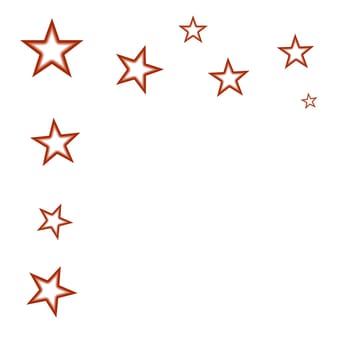 Digital computer graphic - abstraction background with a stars for design