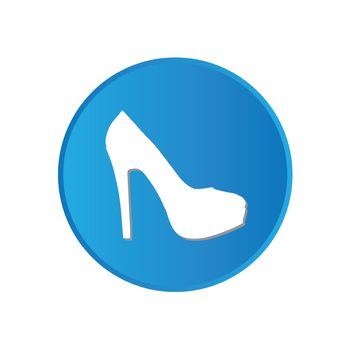 Colorful square buttons for website or app - High Heels