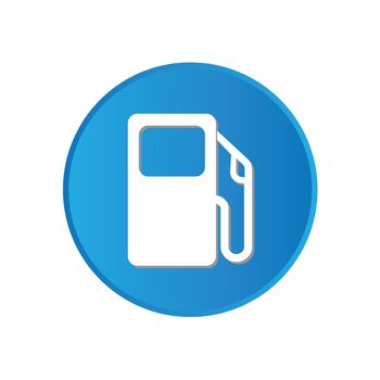 Colorful square buttons for website or app - Petrol Pump