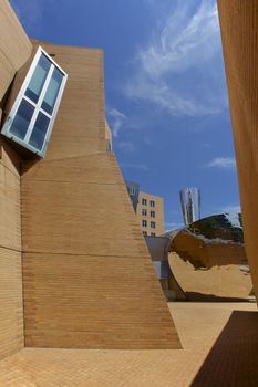 BOSTON - JUNE 06: Ray and Maria Stata Center on the campus MIT. Photo taken on June 06, 2014 in Cambridge, Massachusetts, USA.
Designed by Pritzker and prize winning architect Frank Gehry.