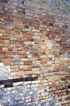 Old weathered brick wall, Background