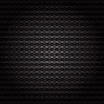 Texture metal surface dotted perforated black background