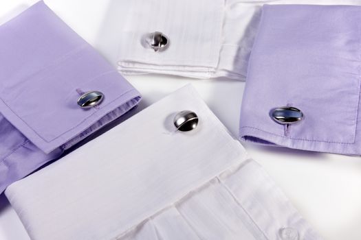 Cufflinks in a Assortment of Shirts Simple Design