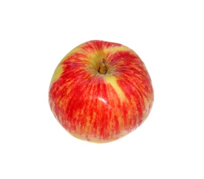 Red ripe apple isolated