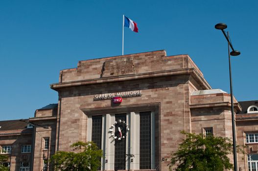 Mulhouse - France - 31 th July 2014 - train station