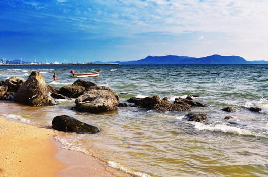 Tropical beach in Thailand