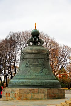 Tsar Bell In Moscow Kremlin. Russian landmarks