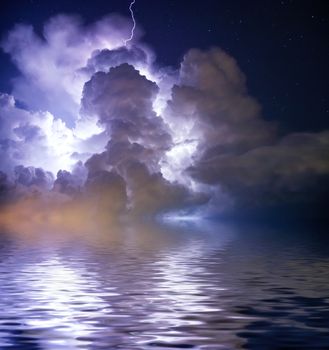 Thunderstorm background