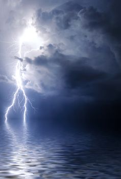 Thunderstorm background