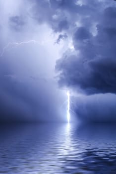 Thunderstorm background