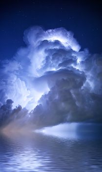 Thunderstorm background