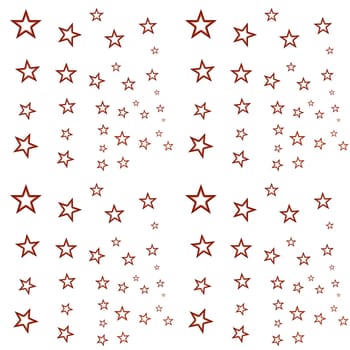 Digital computer graphic - seamless decorative pattern with a stars on a white background.