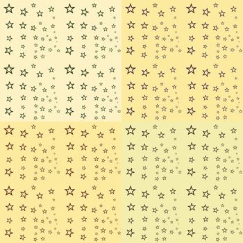 Digital computer graphic - patterned background with a stars for design.