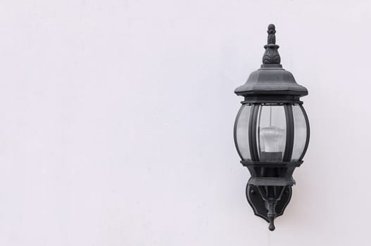 Lantern on white Wall 