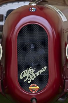 Red Antique Alfa at the Melbourne Grand Prix 2010