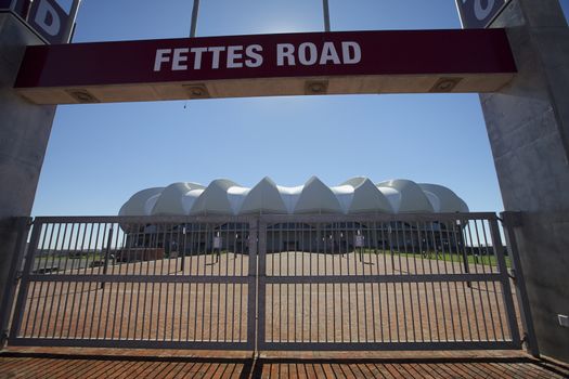 Soccer World Cup 2010 Stadium in Port Elizabeth From Fettes Road Nelson Mandela Bay South Africa
