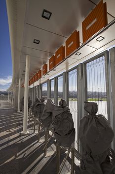 Security Turnstile at stadium entrance in the City of Durban, South Africa