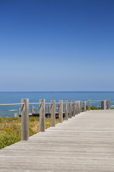 Landscape picture of a beautiful beach