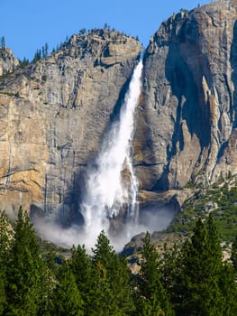 Yosemite Fall - the highest in Yosemite National Park (California, USA)