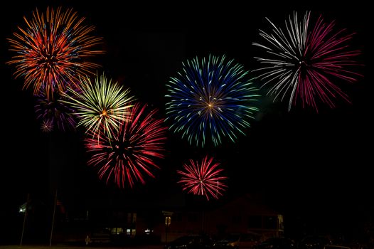 A display of fireworks for any celebration